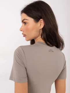 Bluzka model 21789113 ciemny bezowy - FPrice