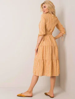Šaty LK SK 508005.07P tmavo žltá