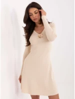 Sukienka PM SK model 21365607 jasny beżowy - FPrice