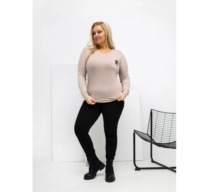 Blúzka RV BZ A 161.63 béžová Blúzka RV BZ A 161.63 béžová