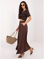 Sukňa RV SD A1240.22P tmavohnedá