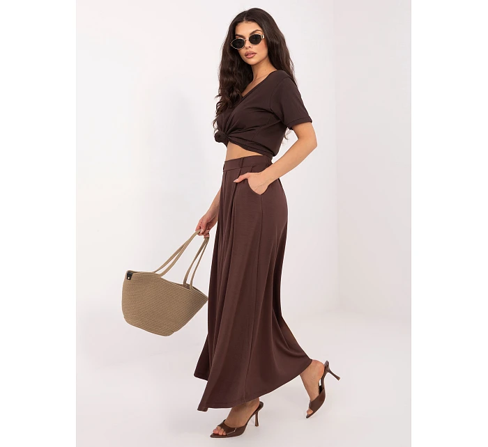Sukňa RV SD A1240.22P tmavohnedá