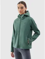 Dámska vetruodolná bunda softshell s membránou 5000 4F - zelená Dámska vetruodolná bunda softshell s membránou 5000 4F - zelená