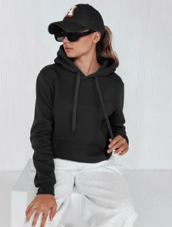 Dámská mikina s kapucí BASIC černá model 21962097 - Dstreet