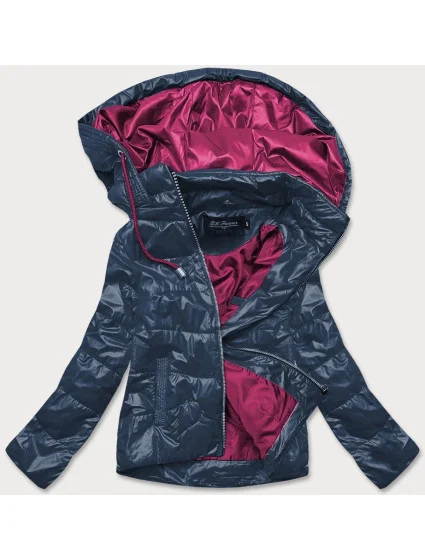 dámská bunda s barevnou kapucí model 16148894 - BH FOREVER dámská bunda s barevnou kapucí model 16148894 - BH FOREVER