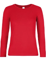 B&C #E190 LSL /women Dámské tričko z těžké bavlny s dl. rukávem model 22496354 red B&C #E190 LSL /women Dámské tričko z těžké bavlny s dl. rukávem model 22496354 red