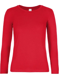 B&C #E190 LSL /women Dámské tričko z těžké bavlny s dl. rukávem model 22496354 red