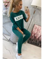 Tlačená súprava Queen tmavozelená Tlačená súprava Queen tmavozelená