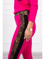 Fuchsiová sada s leopardím potlačou Fuchsiová sada s leopardím potlačou