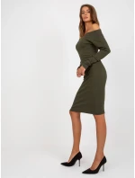 EM SK 674 šaty.26P khaki EM SK 674 šaty.26P khaki