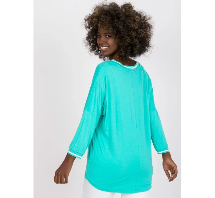 Blúzka RV BZ 7805.66P tyrkysová