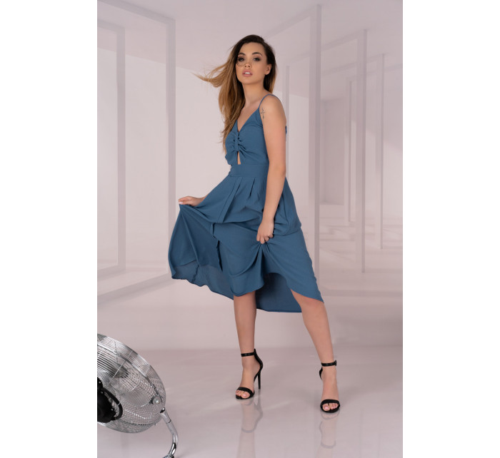 Modré šaty model 17571442 - Merribel