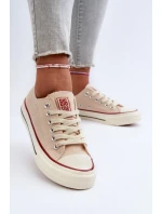 Dámske nízke tenisky Big Star Beige Dámske nízke tenisky Big Star Beige