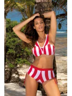 Plavky Fifi M-657 červeno-bílé - Marko