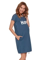 Dámská těhotenská košile model 20555268 deep blue - Doctornap
