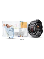 VELTORI VT130-1 Smartwatch Čierny silikónový remienok VELTORI VT130-1 Smartwatch Čierny silikónový remienok