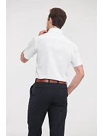 Košile s krátkým rukávem, vzor rybí kost 11. white model 22476040 - Russell Athletic Košile s krátkým rukávem, vzor rybí kost 11. white model 22476040 - Russell Athletic