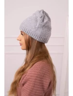 Dámska čiapka Lorena K377 svetlo šedá Dámska čiapka Lorena K377 svetlo šedá