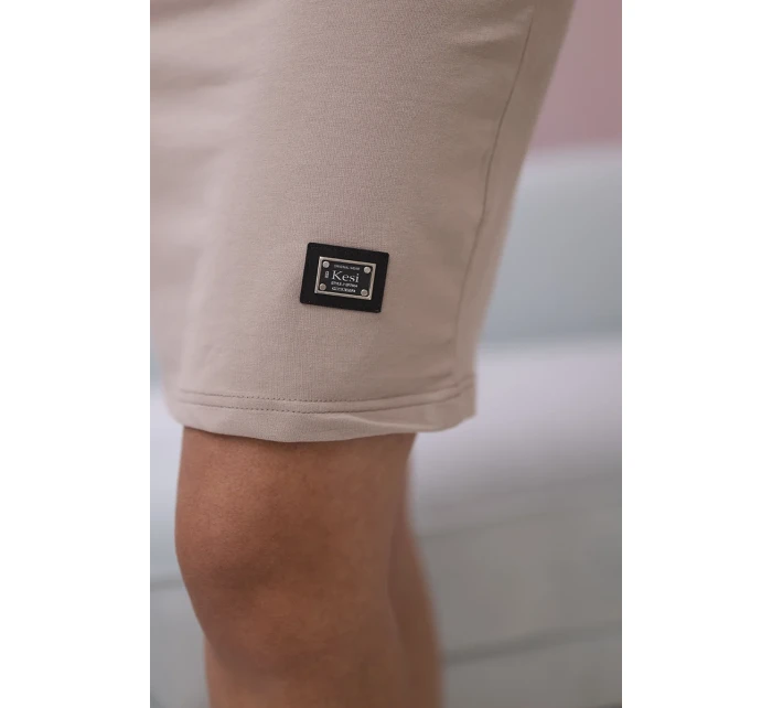 Šaty viazané pri krku tmavo béžová