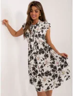 Šaty DHJ SK 5095.21 bielo-čierne Šaty DHJ SK 5095.21 bielo-čierne