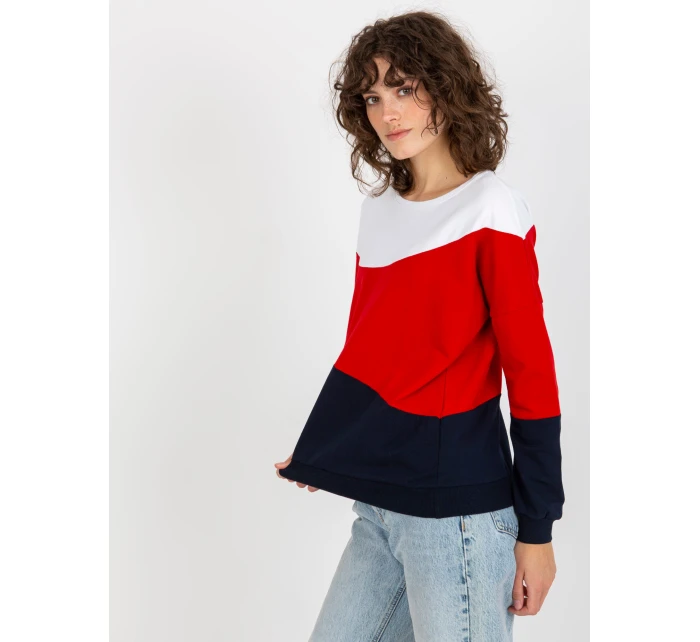 Blúzka RV BL 8430.61P tmavo modrá a biela