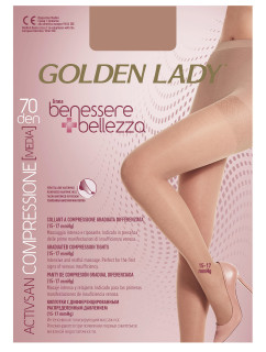 Dámske kompresné pančuchové nohavice Compressione Benessere / Bellezza 70 denier - Golden Lady