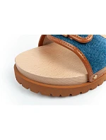 Dámske dreváky W F305492349 hnedo-modré - Scholl Iconic Dámske dreváky W F305492349 hnedo-modré - Scholl Iconic