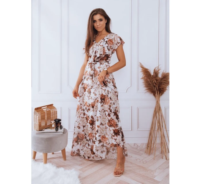 maxi šaty světle šedé Dstreet model 21963574 - FashionStreet