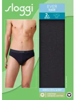 Pánske nohavičky EVER Ease Brief 2P - BLACK - čierna 0004 - SLOGGI