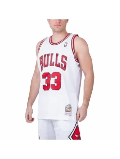 Mitchell & Ness Chicago Bulls NBA Home Swingman Jersey Bulls 97-98 Scottie Pippen M SMJYAC18054-CBUWHIT97SPI pánske