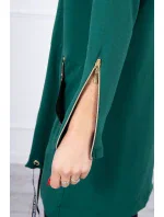 Halenka s ozdobnou stuhou tmavě zelená Halenka s ozdobnou stuhou tmavě zelená