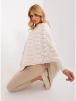 Poncho AT ecru model 19367683 - FPrice Poncho AT ecru model 19367683 - FPrice