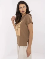 T shirt CLM TS model 21116882 jasny brązowy - FPrice