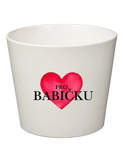 PRO BABIČKU - malý květináč