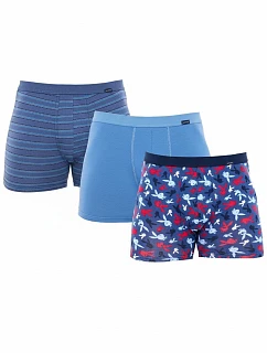 Pánske boxerky 3Pack 946/08 blue mix - Cornette