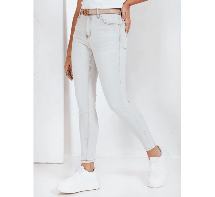 Dámské úzké džíny šedé Dstreet model 21992770 - FashionStreet Dámské úzké džíny šedé Dstreet model 21992770 - FashionStreet