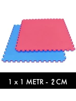 Cvičebná podložka s bezpečnostným certifikátom - Puzzle 1x1m - Tatami 2 cm