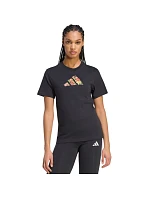 Dámské tričko adidas Floral Regular Graphic, černé, KT2766 Dámské tričko adidas Floral Regular Graphic, černé, KT2766