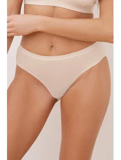 Talianska móda Ibiza midi farba: púdrová