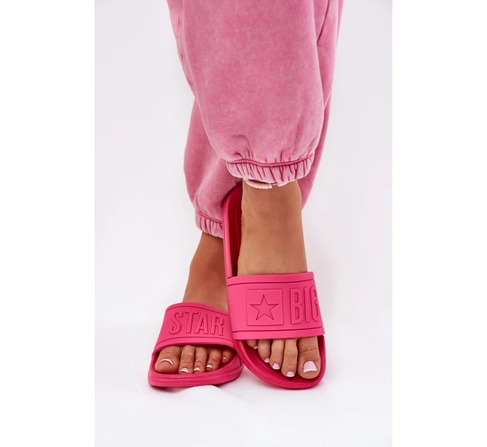 Klapki Damskie Big Star NN274A668 Fuksja