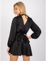 Sukienka DHJ SK model 21817434 czarny - FPrice Sukienka DHJ SK model 21817434 czarny - FPrice