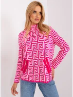 Sweter AT SW model 18955191 fuksjowy - FPrice