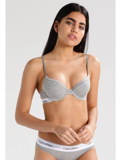 Podprsenka s kosticí model 17069609 020 šedá - Calvin Klein