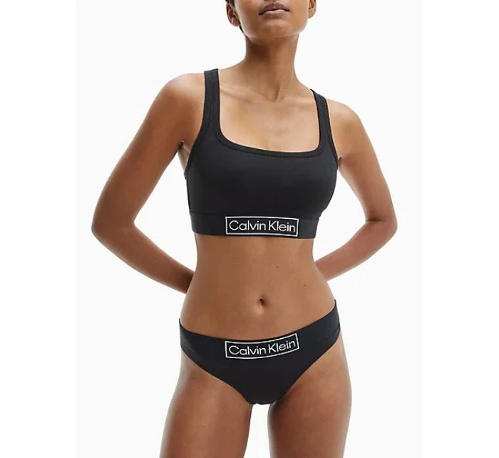 Športové bralette Heritage - QF6768E - UB1 - Čierna - Calvin Klein