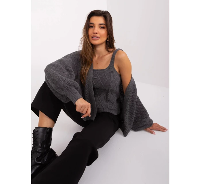 Sada BA KMPL model 20857694 tmavě šedá - FPrice Sada BA KMPL model 20857694 tmavě šedá - FPrice