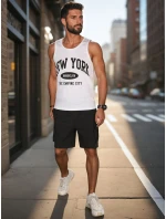 Pánské látkové bojové šortky černé Dstreet model 21988579 - FashionStreet