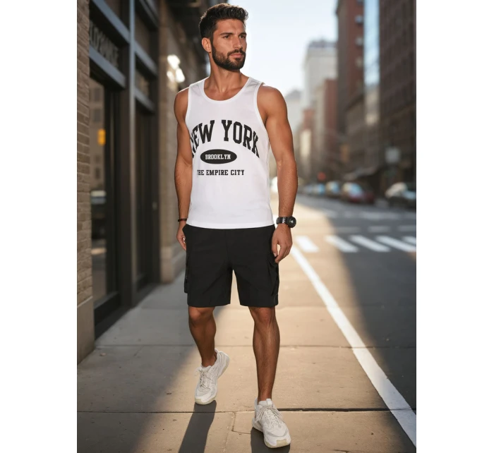 Pánské látkové bojové šortky černé Dstreet model 21988579 - FashionStreet