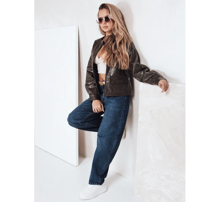 Dámske baggy modré džínsy FashionStreet UY2784