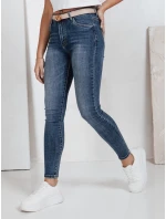 Dámske skinny džínsy modré FashionStreet UY2816 Dámske skinny džínsy modré FashionStreet UY2816