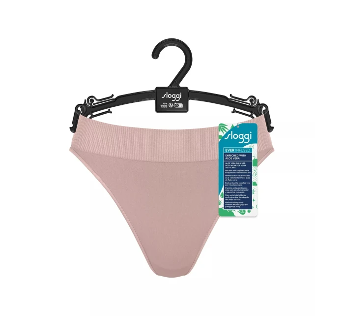 Dámske nohavičky EVER Infused Aloe High leg - FOGGY MAUVE - béžové 6116 - SLOGGI